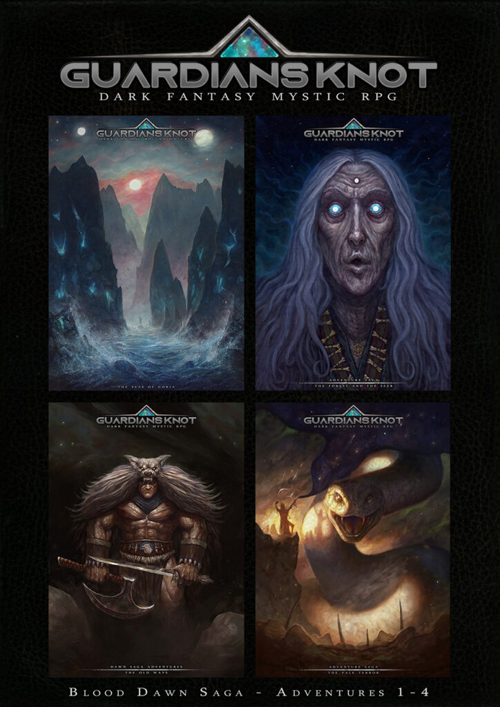 Artwork for Guardians Knot Dark Fantasy RPG by Greg Taylor Art.